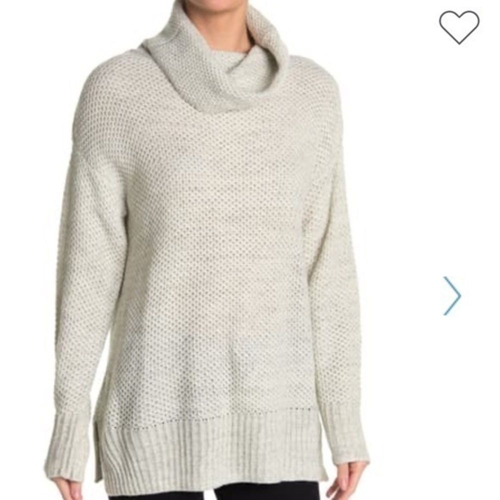 NWOT Sanctuary Tunic Cowl Neck Sweater Size L
